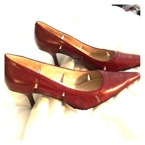 Kitten heeled work shoes